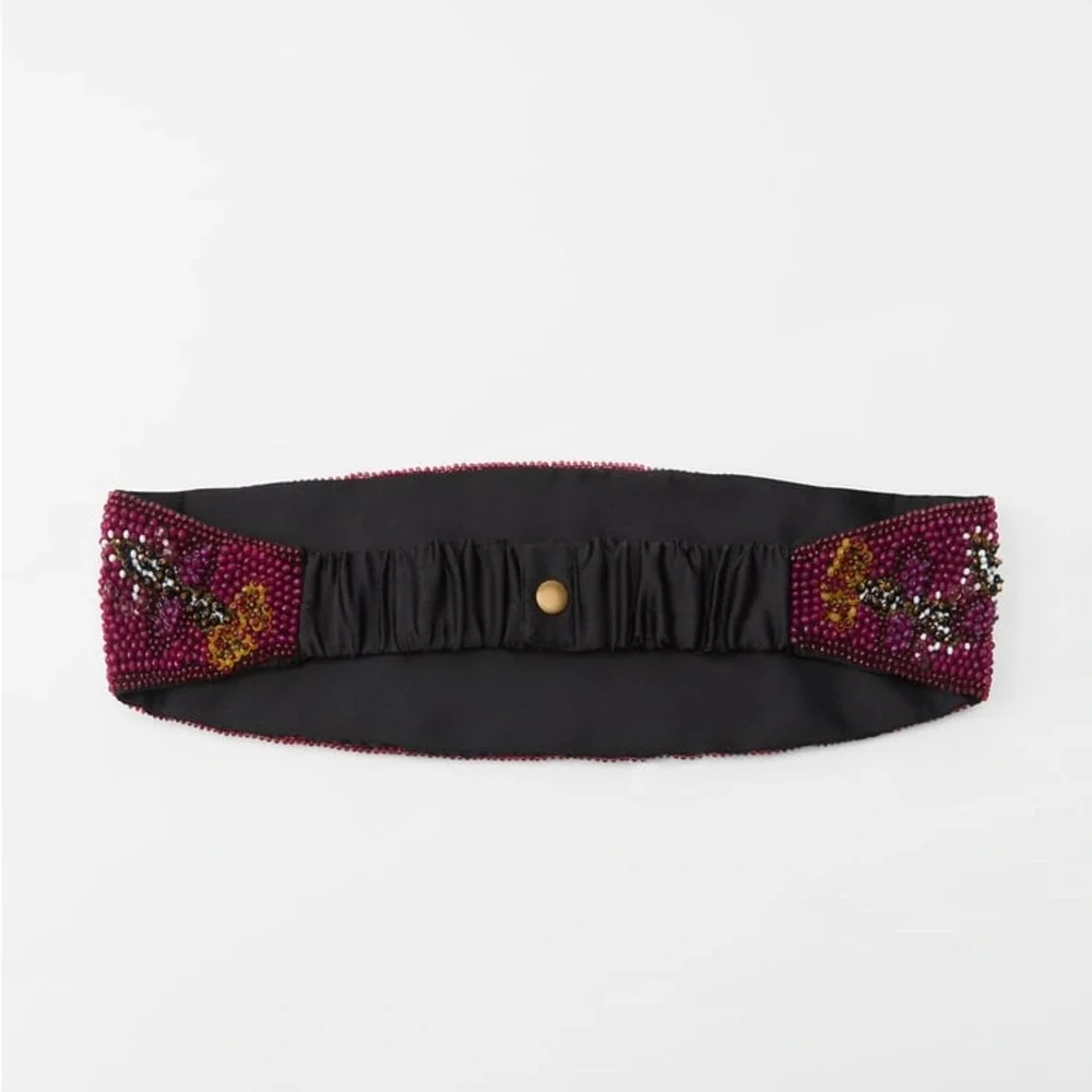 ZARA Beaded Sash Belt
